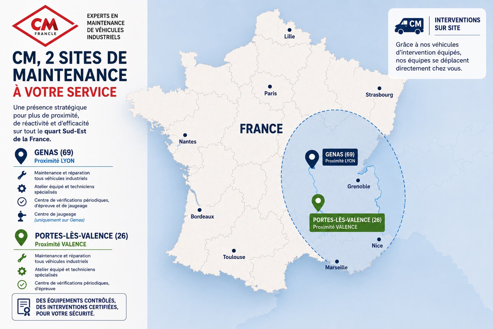 Carte CM France